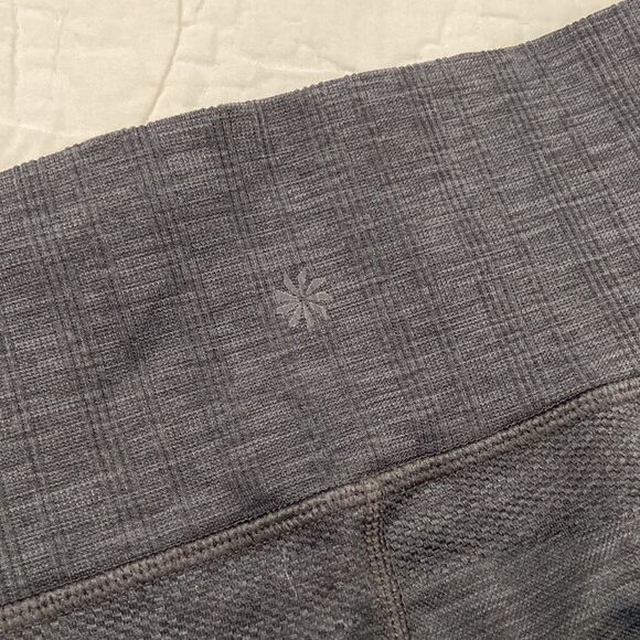 Athleta Heathered Gray Cutout Holes in Legs Design size Small - Picture 7 of 7